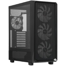Компьютерный корпус Montech X5 черный без БП ATX 4x120мм 1xUSB2.0 1xUSB3.0 audio bott PSU
