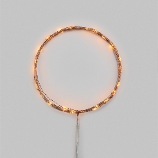 Гирлянда светодиодная Роса 5м 50 LED ЯНТАРНЫЙ IP20 2хАА (в комплект не входят) NEON-NIGHT