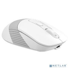 Мышь беспроводная A4Tech Fstyler FB10C белый/серый, 2000 dpi, радиоканал, Bluetooth, USB, кнопки - 4
