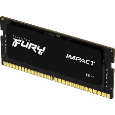 Оперативная память Kingston Fury Impact, DDR5, 16Gb (1x16Gb), 6400MHz, CL38, ECC, SO-DIMM, с радиатором, черный