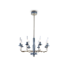 Люстра Ambrella light LH53126/8 GD/WH/GB золото/белый/серо-синий 13W 3000K D720*1120