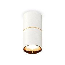 Светильник Ambrella Light XS6301082 SWH/PYG белый песок/золото желтое полированное MR16 GU5.3 (C6301, A2062, N6113)