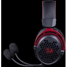 Гарнитура Redragon Diomedes чёрный/красный, проводная, USB / mini jack 3.5 мм