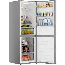 Холодильник Haier CEF530CSRG серебристый двухкамерный 207/91л морозилка снизу, No Frost
