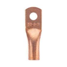 Наконечник медный Rexant ТМ 50-8-11 (50 мм² - Ø8 мм) (в упак. 5 шт.)