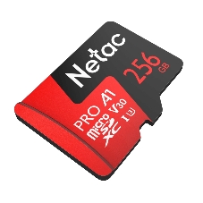 Флеш Карта MicroSD card Netac P500 Extreme Pro 256Gb, retail version w/SD adapter