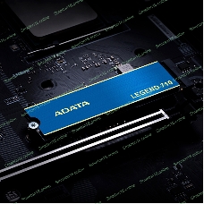 Накопитель SSD ADATA LEGEND 710, 512Gb, PCIe 3.0 x4, M.2 2280, NVMe, R/W 2400/1600, с радиатором