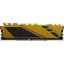 Оперативная память NETAC Shadow, DDR4, 8GB (1x8GB), 3200MHz, CL16, DIMM, с радиаторами, желтый