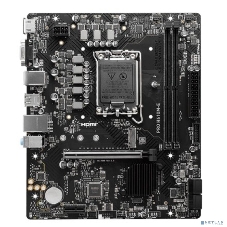Материнская плата MSI PRO H610M-E, LGA 1700, Intel H610, 2xDDR5, 4xSATA, 1xM.2, 1xPCIe 4.0 x16, 1xPCIe 4.0 x1, 1xHDMI, 1xVGA, 1xRJ45 1Gb, 2xUSB-A 3.2 Gen 1, 4xUSB-A 2.0, 3x3.5мм, 7.1, mATX