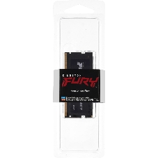 Оперативная память Kingston Fury Impact, DDR5, 16Gb (1x16Gb), 6400MHz, CL38, ECC, SO-DIMM, с радиатором, черный