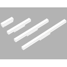 Трековый линейный светильник Ambrella light GL8050 WH белый IP20 27W 3000-6000K 220V 120° 600*25*41