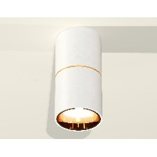 Светильник Ambrella Light XS6301082 SWH/PYG белый песок/золото желтое полированное MR16 GU5.3 (C6301, A2062, N6113)
