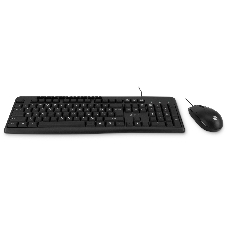 Комплект клавиатура+мышь Oklick S650 проводной, USB, 2000 DPI, чёрный