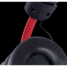Гарнитура Redragon Diomedes чёрный/красный, проводная, USB / mini jack 3.5 мм