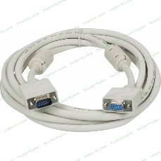 Кабель-удлинитель SVGA Ningbo VGA HD15 (m)/VGA HD15 (f) 3м феррит.кольца