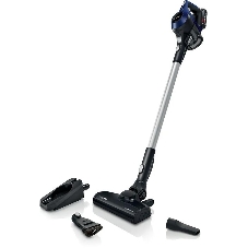 Пылесос вертикальный Bosch Unlimited BCS611P4A POWER FOR ALL 18V синий/черный, питание от аккумулятора, 18 Вт, уборка сухая, пылесборник 0.3 л