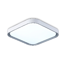 Потолочный светодиодный светильник Ambrella light FZ1250 WH/GR белый/серый 18W 5000K 250*250*60 (Без ПДУ)