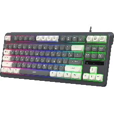 Клавиатура Oklick 711G проводная, USB Type-A, серый