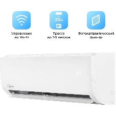Сплит-система Midea Favorite MSFRW-07HRN8-I до 20м2, 7500BTU, с голосовым помощником, (комплект из 2-х коробок)