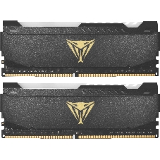 Оперативная память Patriot Viper Steel, DDR4, 16GB (2x8GB), 3600MHz, CL20, DIMM, с радиатором, RGB, черный