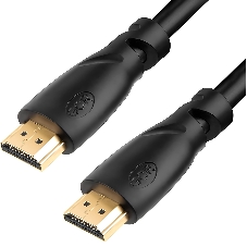 Кабель GCR Premium 1.8m HDMI 2.0, HDR, Ultra HD 4K60 Hz/5K30Hz, 3D, Ethernet 18.0 Гбит/с, OD8.0 мм, 28/26 AWG, черный