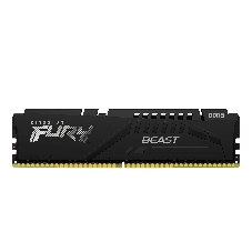 Оперативная память Kingston Fury Beast, DDR5, 8Gb (1x8GB), 5200MHz, CL40, DIMM, с радиатором, черный
