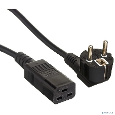Кабель питания ExeGate Special PC19-5S (Евровилка Schuko->C19, 3*1.5мм2, CCA, черный, 5м)