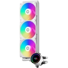 Система жидкостного охлаждения PcCooler DA360 WH ARGB Soc-AM5/AM4/1200/1700/1851 белый 4-pin Al 300W Ret (DA360-WHAWXX-GL)