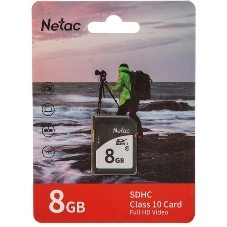 Флеш карта Netac P600 SDHC 128Gb U1/C10 up to 80Mb/s, retail pack