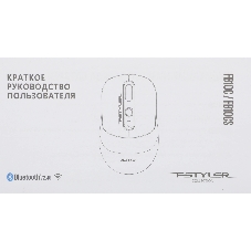 Мышь беспроводная A4Tech Fstyler FB10CS черный, 2000 dpi, Bluetooth / USB, Bluetooth / радиоканал, кнопки - 4