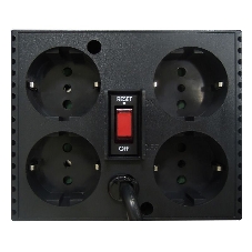 Стабилизатор напряжения Powercom Voltage Regulator, 3000VA, Black, Schuko
