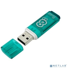 Флешка USB Smartbuy Glossy series green (SB8GbGS-G), 8Gb, USB 2.0, R/W 15/5, зеленый