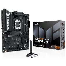Материнская плата ASUS TUF GAMING B650-E WIFI, AM5, AMD B650, 4xDDR5, 4xSATA, 3xM.2, 1xPCIe 4.0 x16, 1xPCIe 4.0 x16, 1xPCIe x1, 1xDP, 1xHDMI, 1x2.5Gb LAN, Wi-Fi 6E, Bluetooth 5.3, 2xUSB-C (1x10Gbps, 1x20Gbps), 3xUSB-A 5Gbps, 2xUSB-A 10Gbps, 3xUSB-A 2.0, 5x3.5 мм, 7.1, ATX
