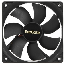 Вентилятор для корпуса ExeGate EX12025S3P черный, 120 мм, 1500 об/мин, 24 дБ, 3 pin