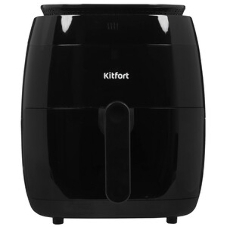 Аэрогриль Kitfort КТ-2202 черный, 1500 Вт, 3.2 л, механическое управление, 8 программ