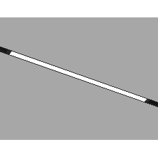 Трековый линейный светильник Ambrella light GL8055 BK черный IP20 27W 3000-6000K 220V 120° 600*25*41
