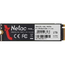 Накопитель SSD Netac NV5000-T, 1Tb, M.2 2280, PCIe 4.0 x4, NVMe, R/W 4800/4600, с радиатором