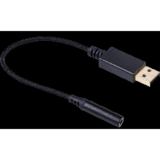 Гарнитура Redragon Diomedes чёрный/красный, проводная, USB / mini jack 3.5 мм