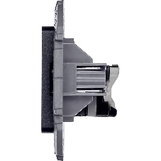 Информационная розетка RJ 45 - категория 5e - UTP - INSPIRIA - антрацит