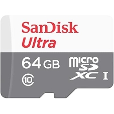Флеш карта microSD 64Gb SanDisk microSDXC Class 10 Ultra UHS-I 100Mb/s