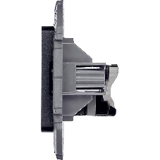 Информационная розетка RJ 45 - категория 5e - UTP - INSPIRIA - антрацит