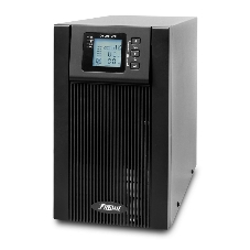 Источник бесперебойного питания PowerMan Online 2000VA черный (Online-Double conversion/LCD Display/USB/Software/RJ11/45,RS-232)