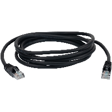 Патч-корд Buro UTP 4 пары cat.5e CCA molded 2м черный RJ-45 (m)-RJ-45 (m)