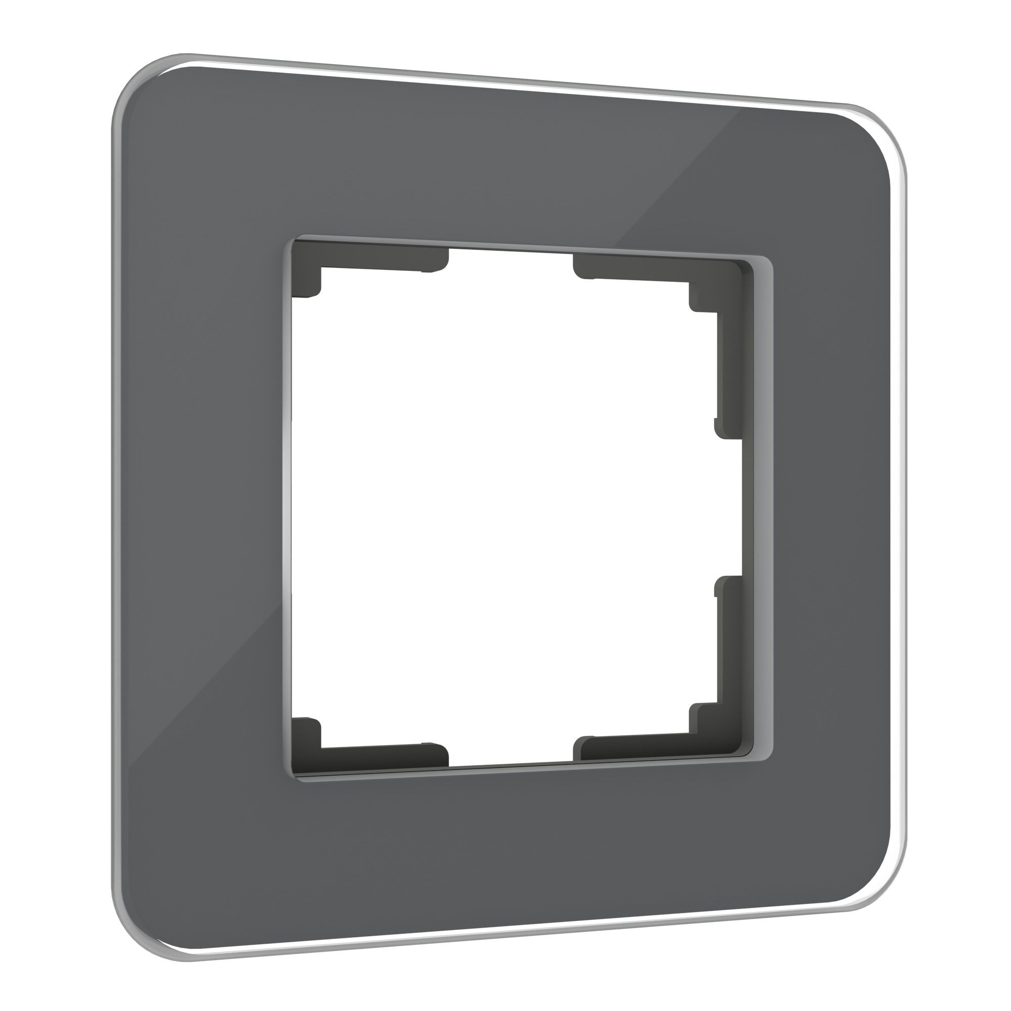 Рамка на 1 пост Elite (графит, стекло) W0012440