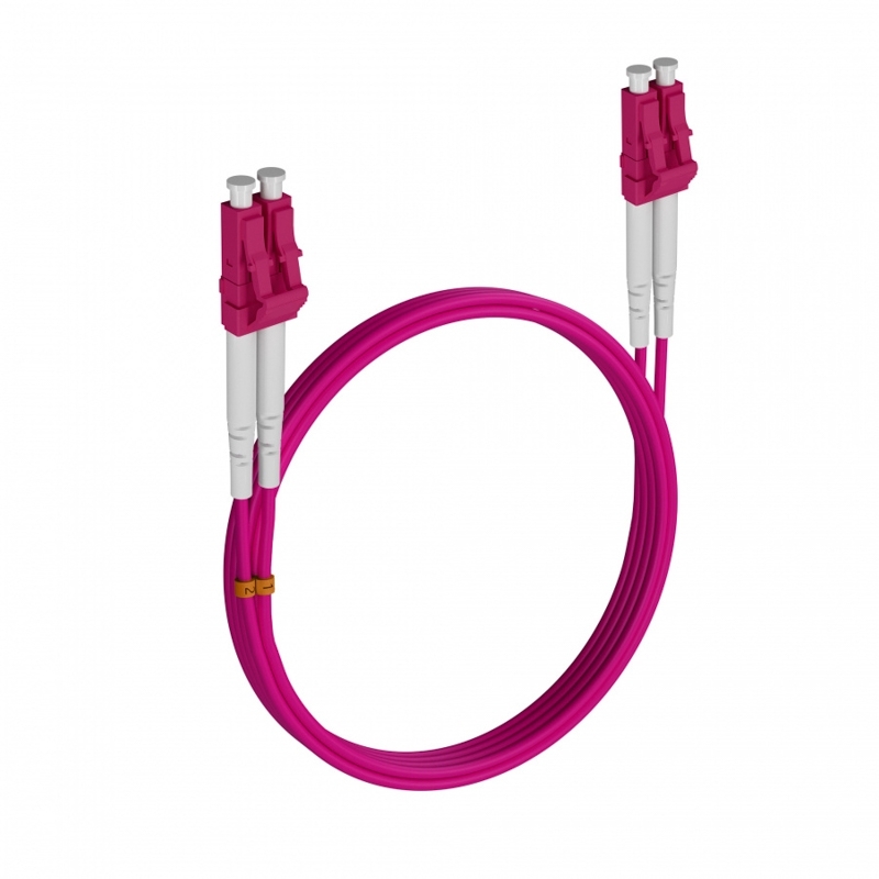 Кабельная сборка REXANT 50-2611-3 Патч-корд оптический многомодовый (MM) 50/125 OM4 разъемы zip-cord LC/UPC-LC/UPC, 3мм, Duplex, LSZH, 3м, REXANT PRO