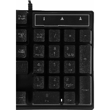 Комплект клавиатура+мышь Defender Aura MKP-117 проводной, USB, 2400 DPI, черный