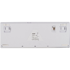 Клавиатура беспроводная Acer OKR302 (ZL.KBDEE.016), USB, Bluetooth/Радиоканал, белый
