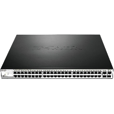 Коммутатор D-Link DGS-1210-52/F1A, 48×1 Гбит/с + 4×1 Гбит/с SFP, управляемый