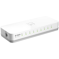 Коммутатор D-Link DES-1008C, 8×100 Мбит/с, неуправляемый