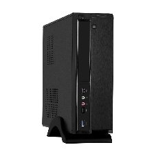 Компьютерный корпус Desktop ExeGate MI-207U (mini-ITX/mATX, без БП, 2хUSB+1хUSB 3.0, аудио, черный)